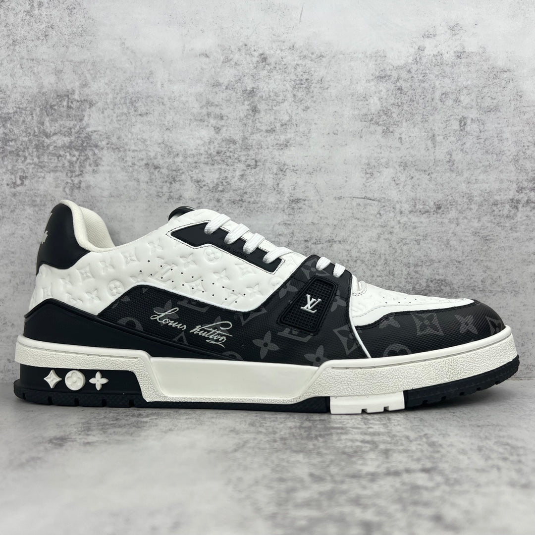 Louis Vuitton LV Trainer Black and White