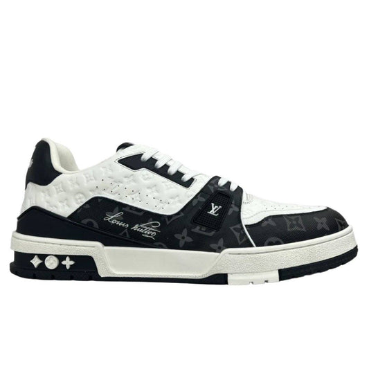 Louis Vuitton LV Trainer Black and White - LNLY Supply